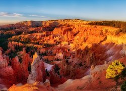 Krajobraz Parku Narodowego Bryce Canyon