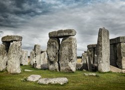 Kamienie, Krąg, Kromlech Stonehenge, Okolice Salisbury, Hrabstwo Wiltshire, Anglia