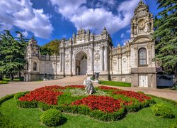 Pałac Dolmabahce, Klomb, Aleja, Stambuł, Turcja