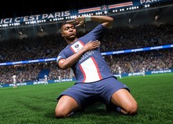 Piłkarz, Kylian Mbappe, Boisko, Gra, Fifa 23