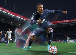 Gra, Fifa 22, Piłkarz, Kylian Mbappe, Mecz, Plakat