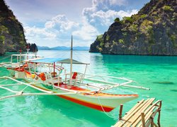 Laguna na filipińskiej wyspie Coron