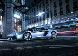 Lamborghini Aventador LP 700-4 Roadster, 2013, Ulica, Światła