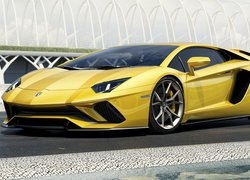 Żółty, Lamborghini Aventador