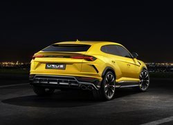 Żółty, Lamborghini Urus, 2018