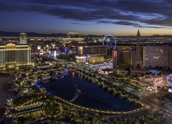 Las Vegas nocą