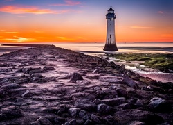 Latarnia morska New Brighton w północnej Anglii