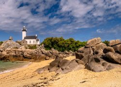 Latarnia morska w Brignogan-Plage