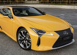 Żółty, Lexus LC 500, Przód