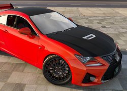 Czerwono-czarny, Lexus RC F, 2015