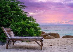 Leżak na plaży