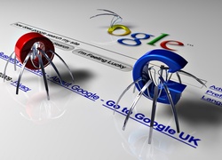 Logo Google w grafice wektorowej 3D