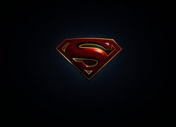 Logo, Superman, Ciemne, Tło