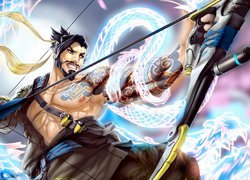 Gra, Overwatch, Łucznik, Hanzo Shimada