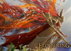 Malenia Blade of Miquella z gry Elden Ring na plakacie