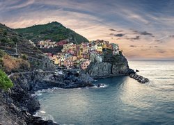 Malownicza Manarola nad Morzem Liguryjskim