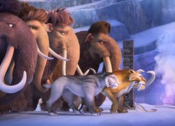 Film, Epoka lodowcowa, Ice Age, Mamuty, Oposy, Tygrys Diego