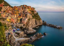 Manarola nad morzem Liguryjskim