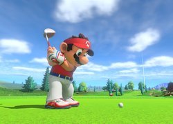 Postać, Mario, Pole, Golf, Gra, Mario Golf Super Rush