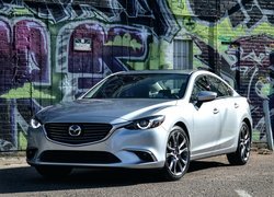 Mazda 6 Grand Touring, 2016, Ściana, Graffiti