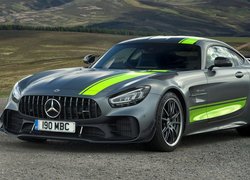 Mercedes-AMG GT R, Zielone, Pasy