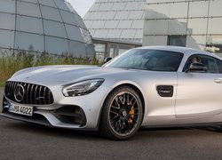 Srebrny, Mercedes-AMG GT S, Bok