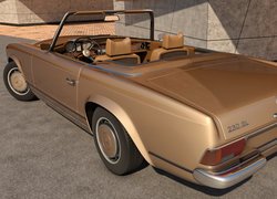 Mercedes Benz 230SL, W113, 1963-1966, Zabytkowy, 3D