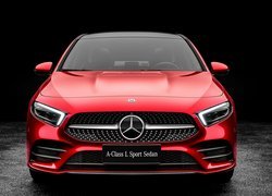 Czerwony,  Mercedes-Benz A L Sedan, 2018