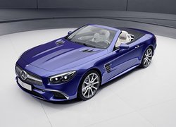 Niebieski, Mercedes-Benz SL 65 AMG, 2018