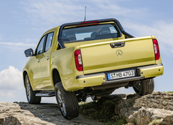 Żółty, Mercedes-Benz X-Class Pick Up, 2017