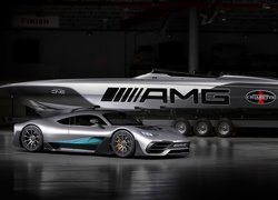 Mercedes i motorówka AMG