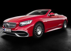 Czerwony, Mercedes-Maybach S 650, Cabriolet