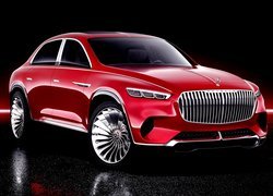 Mercedes Maybach Ultimate Luxury, SUV, Concept, Czarne tło