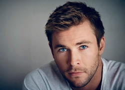 Mężczyzna, Pewny, Siebie, Szatyn, Chris Hemsworth