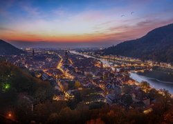 Miaso Heidelberg nad rzeką Neckar