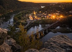 Miasteczko Harpers Ferry w Wirginii Zachodniej