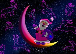 Mikołaj na księżycu
