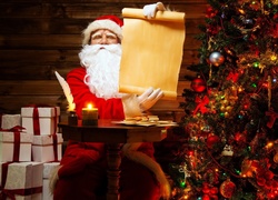 Mikołaj otrzymał długą listę prezentów