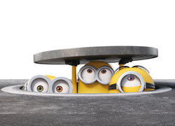 Minionki, Jezdnia, Studzienka, Dekiel, Postacie, Gogle, Pokrywa Studzienki, Beton
