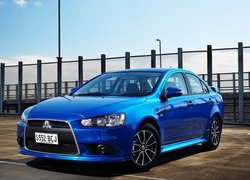 Niebieski, Mitsubishi Lancer ES Sport, 2014