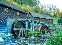 Młyn, Hexenloch Mill, Restauracja, Czarny Las, Niemcy