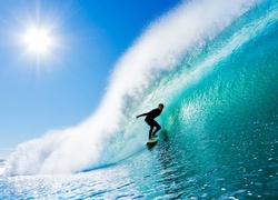 Morze fala surfing