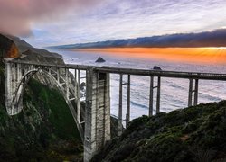 Most Bixby Creek na wybrzeżu Big Sur w Kalifornii