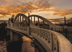 Rzeka Waikato, Most, Claudelands Bridge, Hamilton, Nowa Zelandia