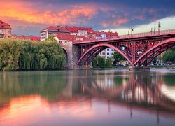 Most na rzece Drau w Maribor