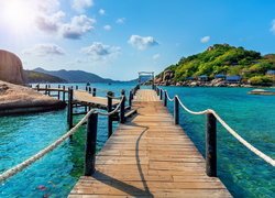 Most na wyspie Koh Nang Yuan w Tajlandii