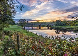 Most nad rzeką Mourne w Irlandii Północnej