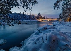 Most nad rzeką Oulujoki