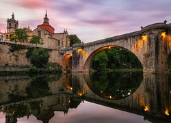 Most Ponte Sao Goncalo nad rzeką Tamega