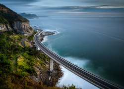 Australia, Nowa Południowa Walia, Most Sea Cliff, Wybrzeże, Góry,  Morze